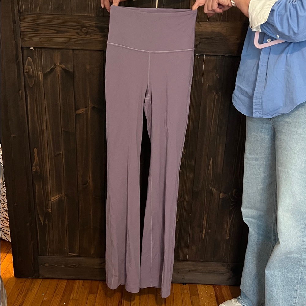 Women's Purple High-Waisted flare leggings lululemon